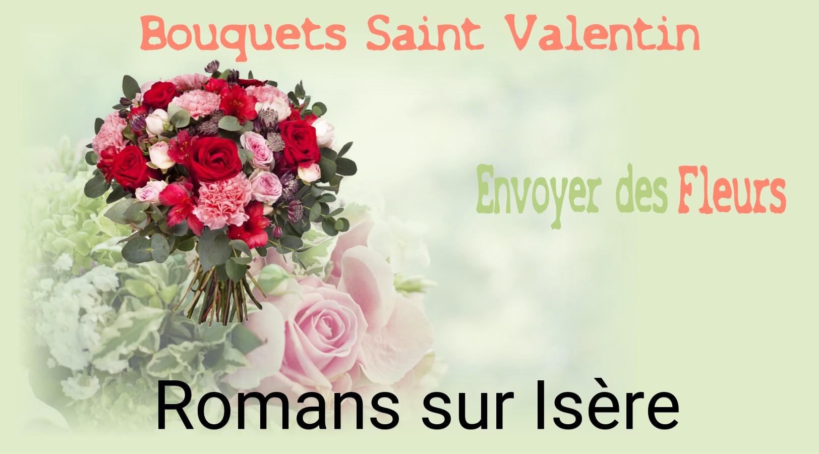 Roses de Saint-Valentin livrées à Romans-sur-Isère